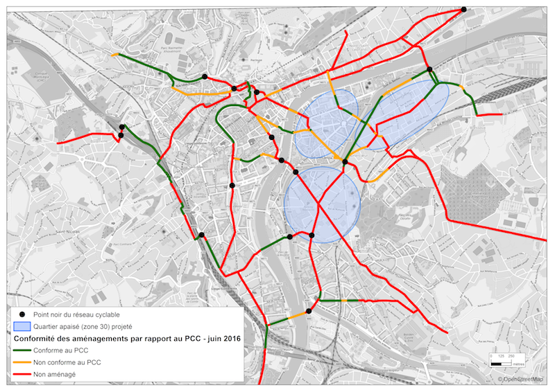Plan communal cyclable de Liège 2012-2015 : évaluation du GRACQ