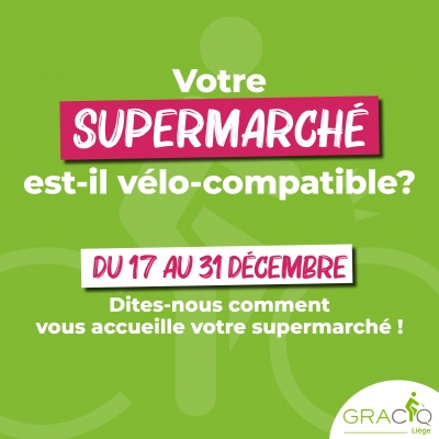 ENQUÊTE - Votre supermarché est-il vélo-compatible? 